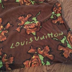 Rare Louis Vuitton Steven Sprouse oversized scarf